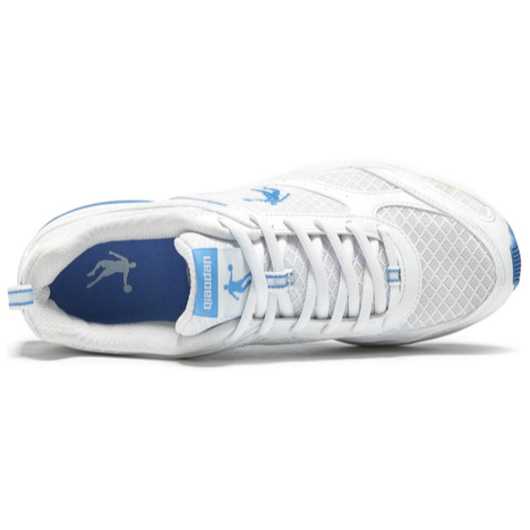 QIAODAN Abrasion Resistant Abrasion Resistant Low top Running Shoes Men’s White Blue