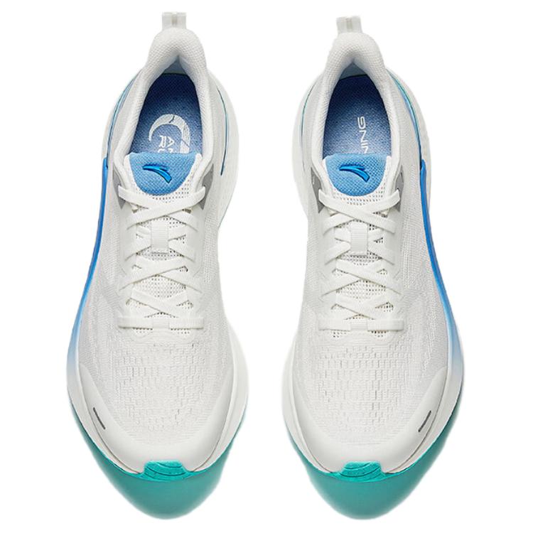 Anta Hydrogen Run 7 Abrasion Resistant Breathable Low top Casual Running Shoes Men’s White Blue
