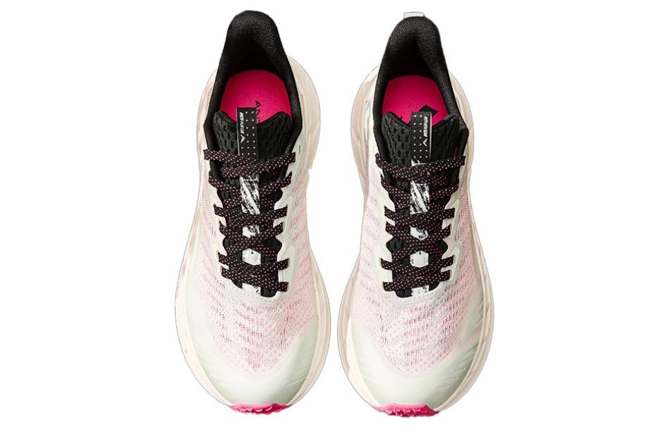 Anta Cushioning, Wear Resistant Low top Trail Running Shoes Women’s Light Green Black Pink