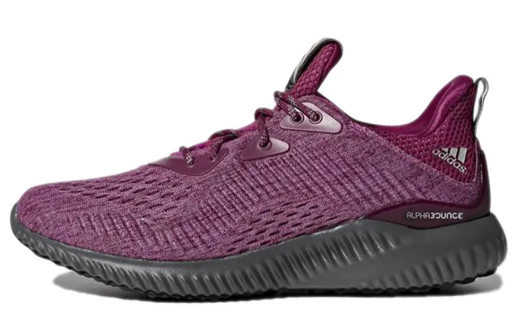 Adidas AlphaBounce Mesh Slip Resistant Abrasion Resistant Slip Resistant Abrasion Resistant Low top Running Shoes