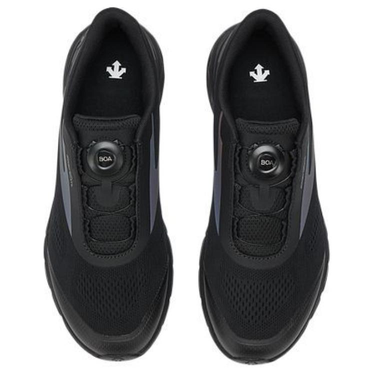 DESCENTE Enerzite Slip Resistant Abrasion Resistant Low top Casual Running Shoes Men’s Black