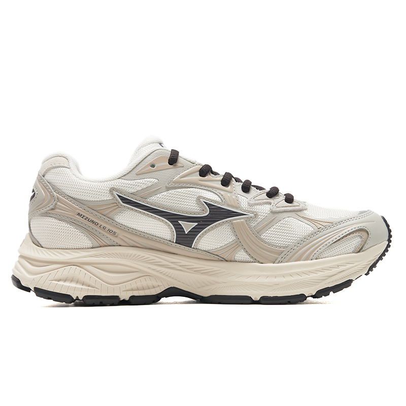 Mizuno LG 10S Textile, Synthetic Leather, Split Cow Leather Cushioning Slip Resistant Low top Casual Running Shoes