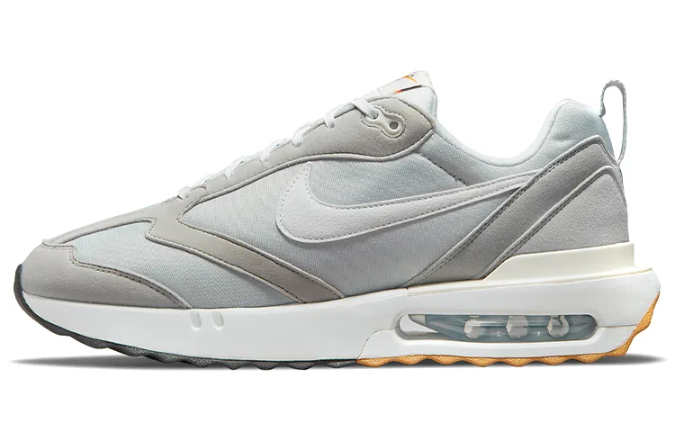 Nike Air Max Dawn Vintage Leather Abrasion Resistant Low top Casual City Commuting Running Shoes Men's Gray White
