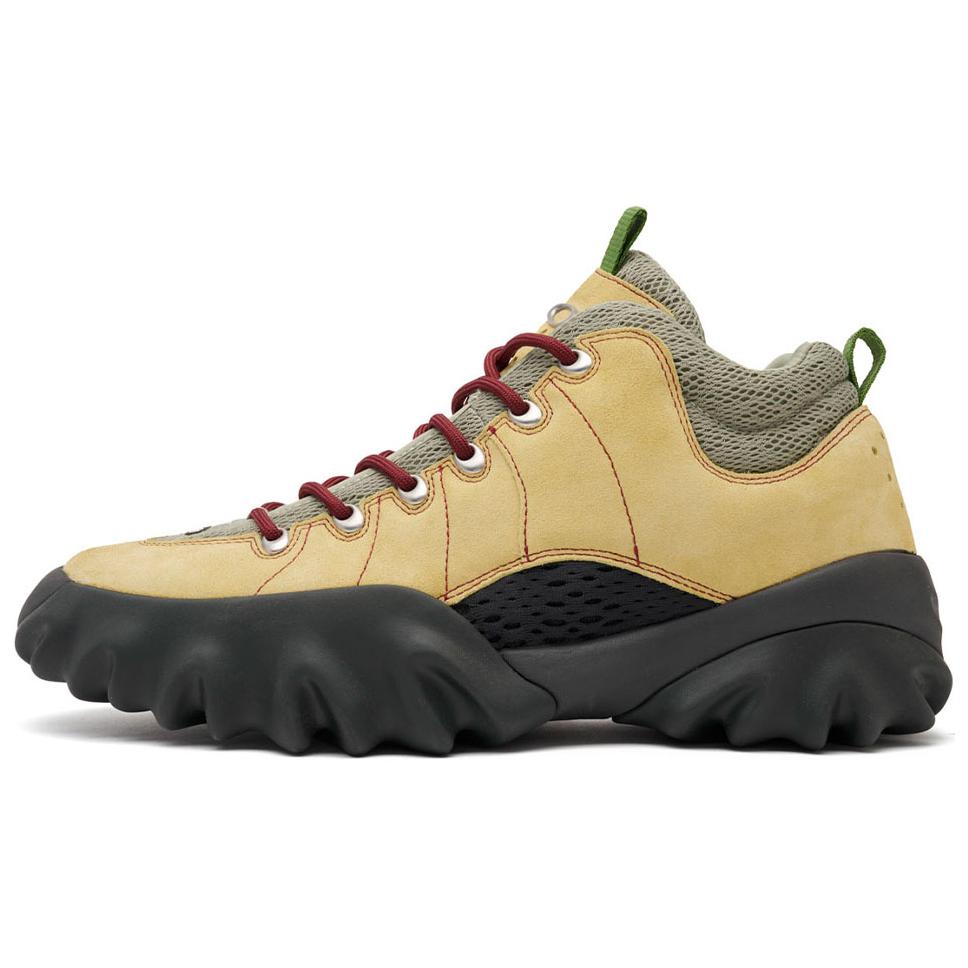 Brian Dead Oakley Factory Team Anti Slip Wear Resistant Mid Top Outdoor Shoes Unisex Yellow Black