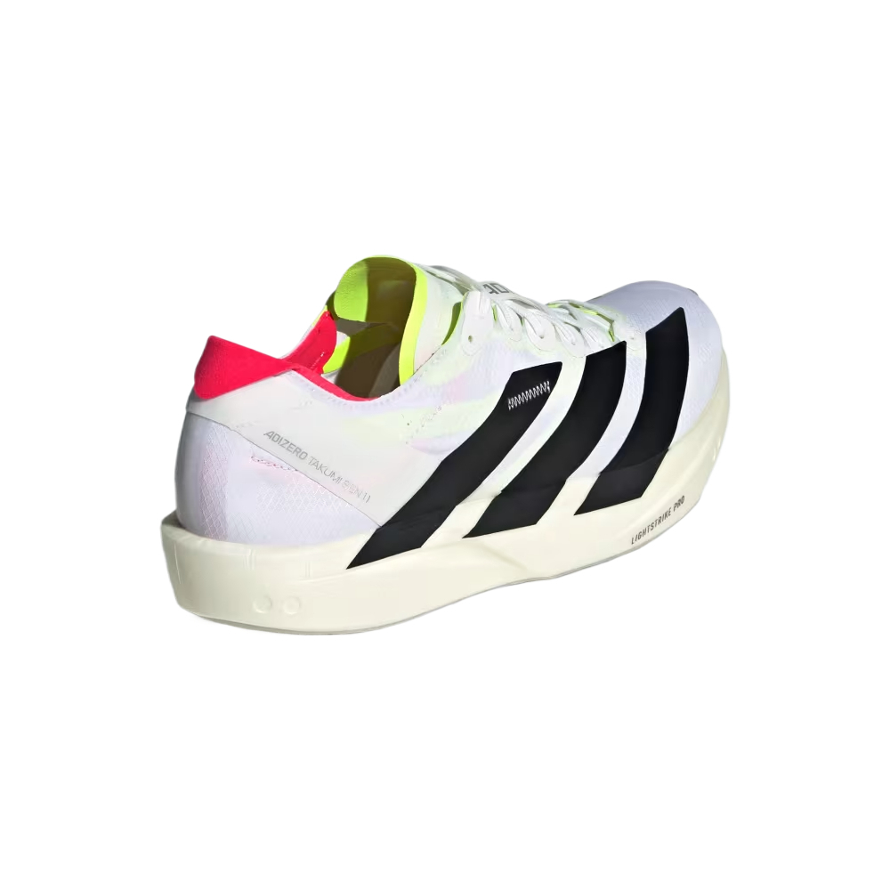 Adidas Adizero Takumi Sen 11 Leather Low top Casual Running Shoes Men’s White