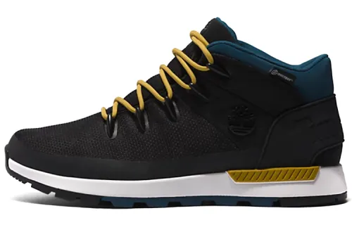 Timberland Sprint Trekker Chukka Slip Resistant, Abrasion Resistant, Breathable Mid top Outdoor Shoes Black Blue