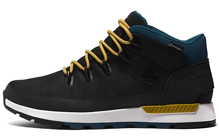 Timberland Sprint Trekker Chukka Slip Resistant, Abrasion Resistant, Breathable Mid top Outdoor Shoes Black Blue