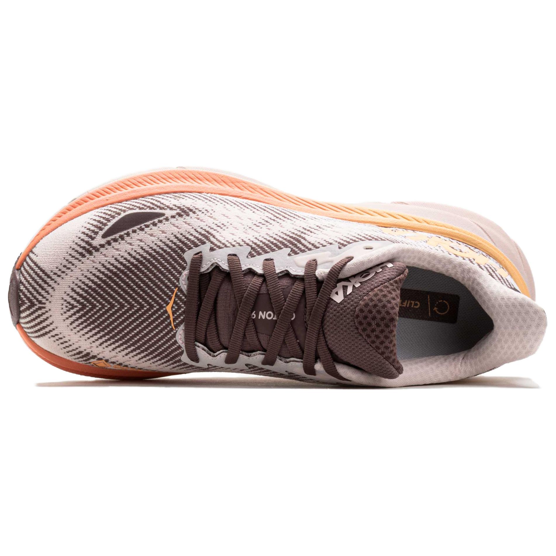 HOKA ONE ONE Clifton 9 Synthetic Leather, Textile Slip Resistant Abrasion Resistant Low top Running Shoes Women’s Pink