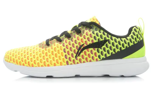 Li Ning Textile, Mesh Abrasion Resistant Cushioning Breathable Low top Running Shoes Men's