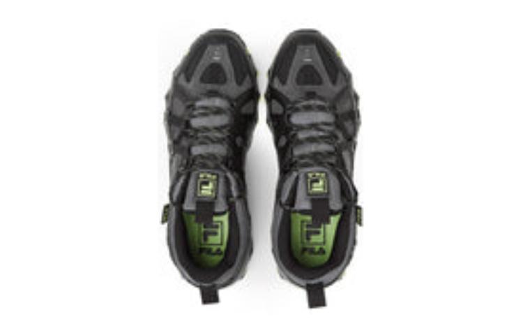 FILA Round Tip Cushioning Abrasion Resistant Cushioning, Wear Resistant Low top Running Shoes Men’s Black
