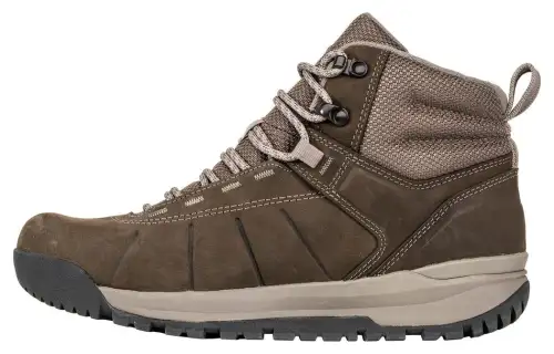 Oboz Footwear Andesite II Mid Insulated Waterproof Slip Resistant Abrasion Resistant Mid top Outdoor Shoes Men's Brown