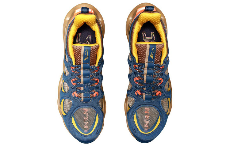 Li Ning Curved ACE Cushioning Breathable Lightweight Rebound Cushioning Breathable Lightweight Rebound Low top