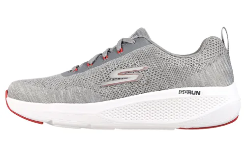 Skechers GO RUN Elevate Cushioning Abrasion Resistant Low top Running Shoes Men's Gray