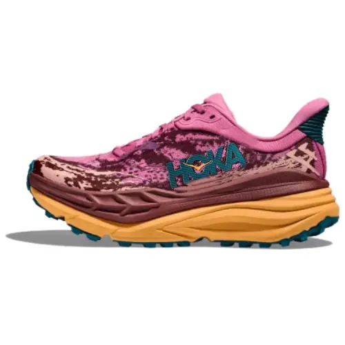 HOKA ONE ONE Cushioning Abrasion Resistant Cushioning, Wear Resistant Low top Running Shoes Women's Red Yellow