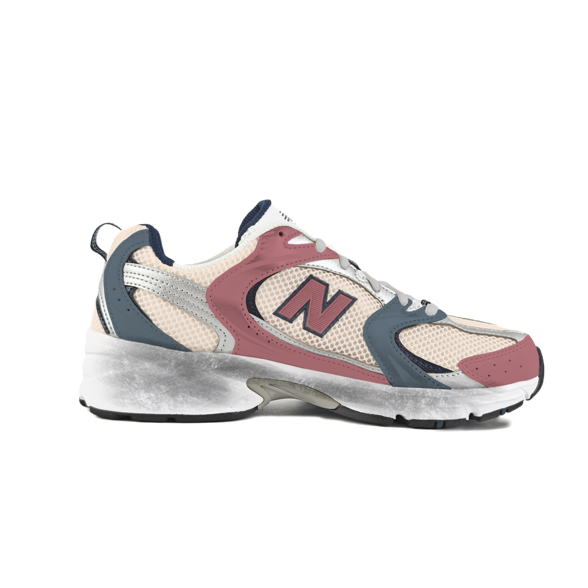 New Balance NB 530 Low top Running Shoes Unisex Red Beige