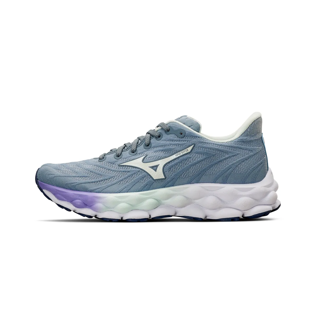 Mizuno WAVE SKY 8 Fabric Breathable Lightweight Rebound Low top Training Long Distance Running Sprint City Commuting