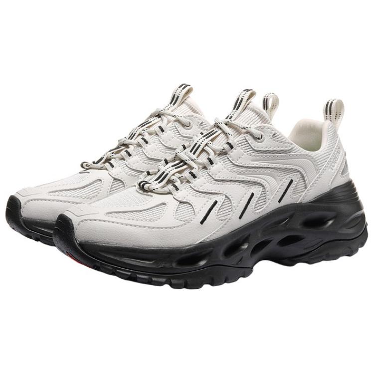 TOREAD Textile, Synthetic Leather Sports Slip Resistant Abrasion Resistant Low top Outdoor Shoes Women’s Gray Black