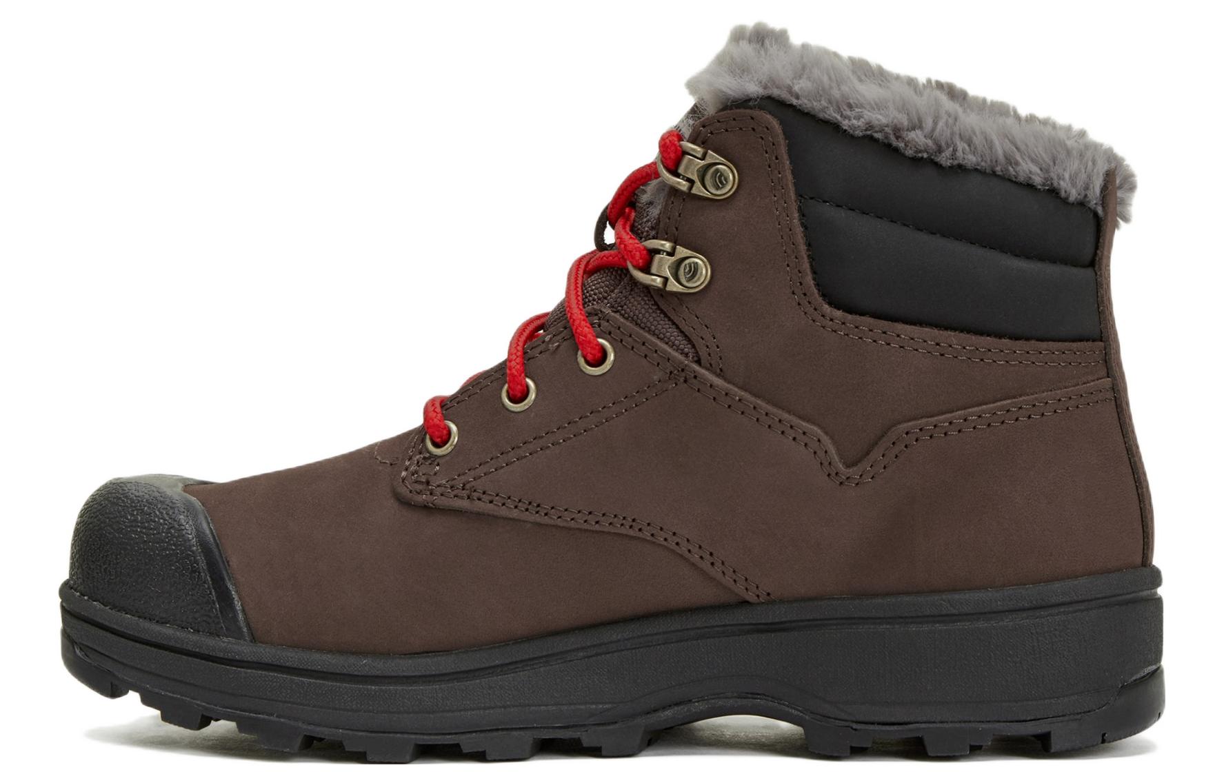 THE NORTH FACE Fur Boots Fleece Lined Thermal Ankle Length Outdoor Boots Brown Black