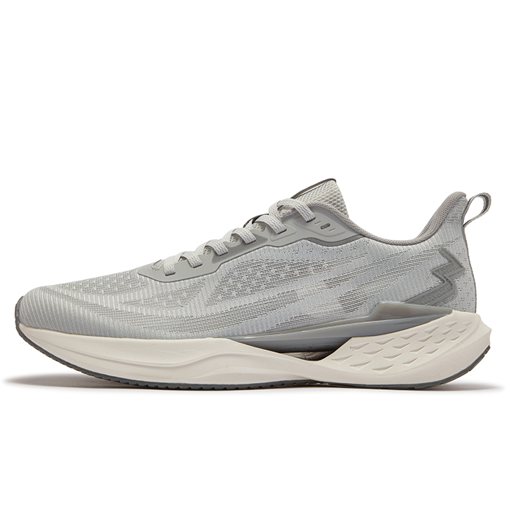 361° Slip Resistant, Abrasion Resistant, Breathable Low top Casual Running Shoes Men’s Recycling Gray