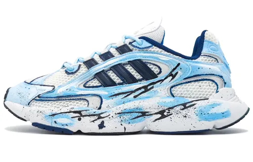 Adidas Originals Ozmillen Slip Resistant Abrasion Resistant Low top Running Shoes Unisex Blue White