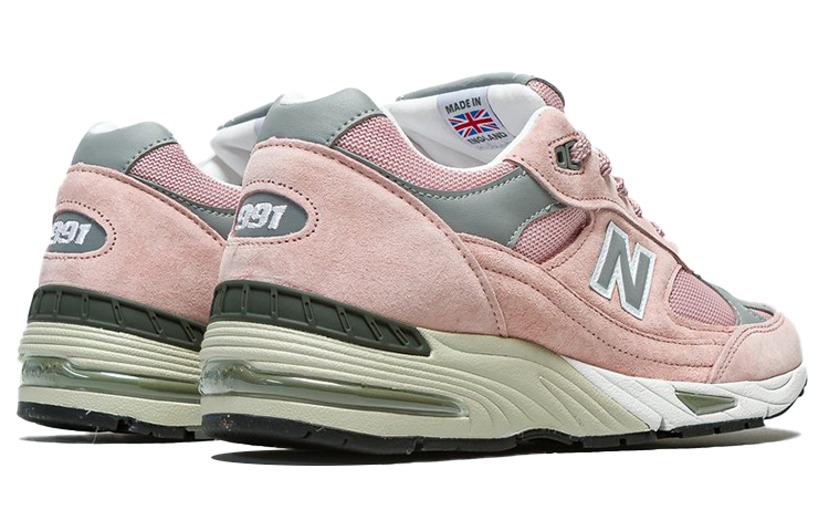 Мужские кроссовки New Balance 991 (розовые) — фото 4