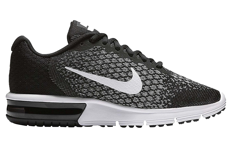 Женские кроссовки Nike Air Max Sequent (черно-белые) — фото 2