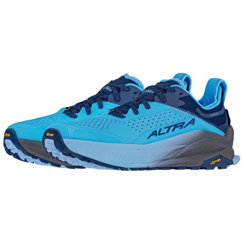Altra OLYMPUS 6 Slip Resistant Abrasion Resistant Low top Trail Running Shoes Men’s Blue