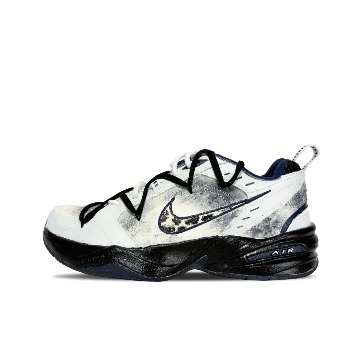 Nike Air Monarch 4 Low top Chunky Sneakers Unisex Light Gray