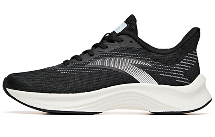Anta Edge Slip Resistant Abrasion Resistant Low top Running Shoes Women's Black