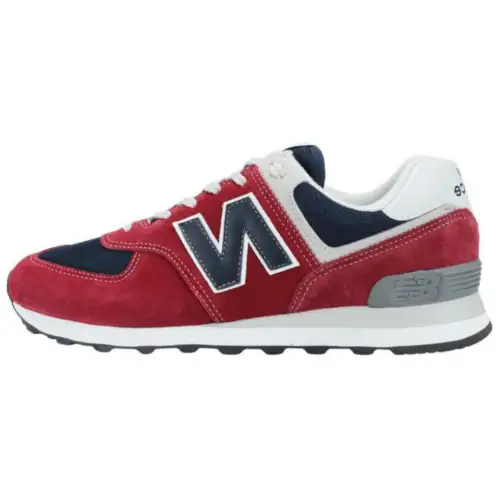 New Balance 574 Series Low Tops Retro Red Blue