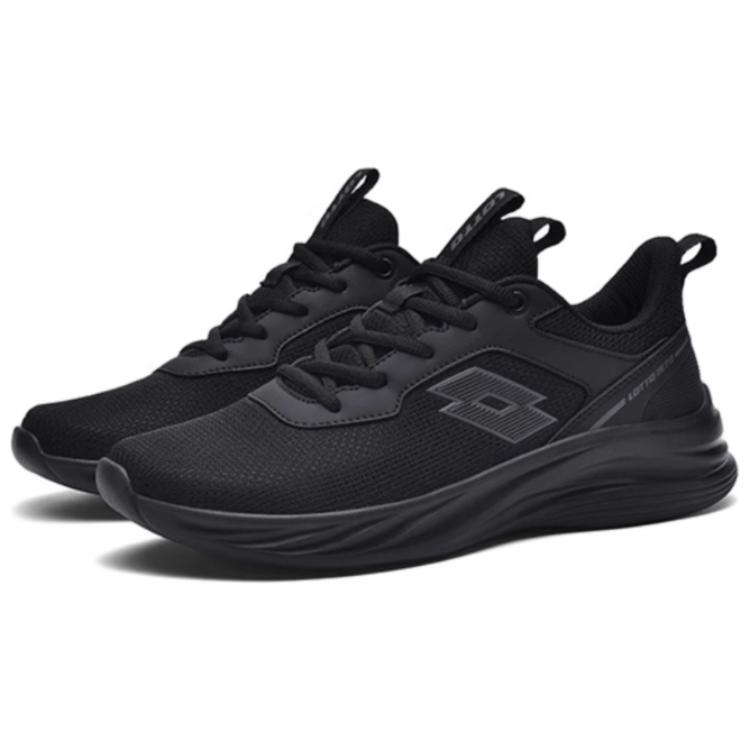 LOTTO Abrasion Resistant Breathable Low top Casual Running Shoes Men’s Black