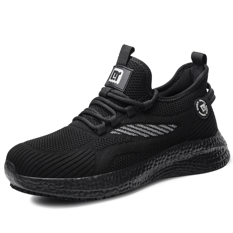 LANOUDUN Slip Resistant, Breathable, And Lightweight Low top Outdoor Shoes Unisex Black