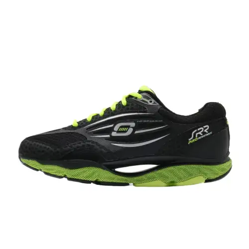 Skechers Anti-Slip Wear-Resistant Breathable Moisture-Wicking Lightweight Low-Top Running Shoes Men Black