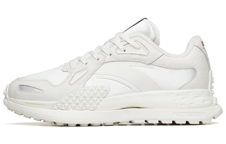 Anta Cushioning Slip Resistant Abrasion Resistant Low top Running Shoes Women’s Ivory White
