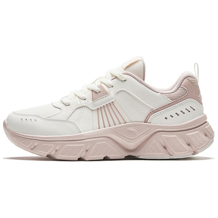 Anta Cushioning Slip Resistant Low top Running Shoes Women’s White Gray