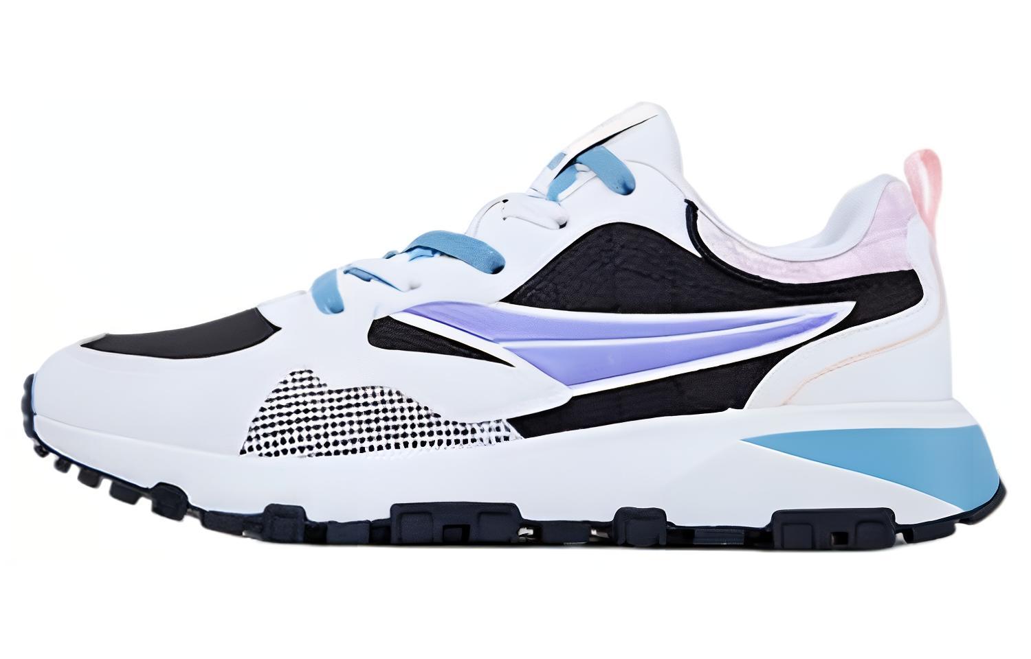 QIAODAN Slip Resistant Abrasion Resistant Low top Running Shoes Women’s White Black