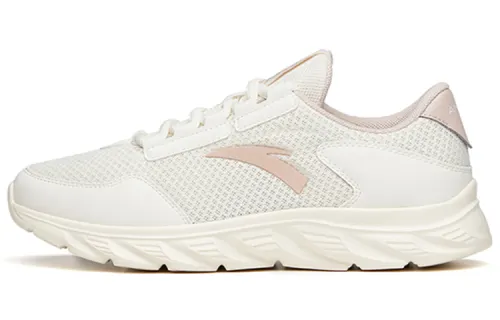Anta Running Collection Wear resistant And Lightweight Low top Running Shoes Women's White Pink Gray