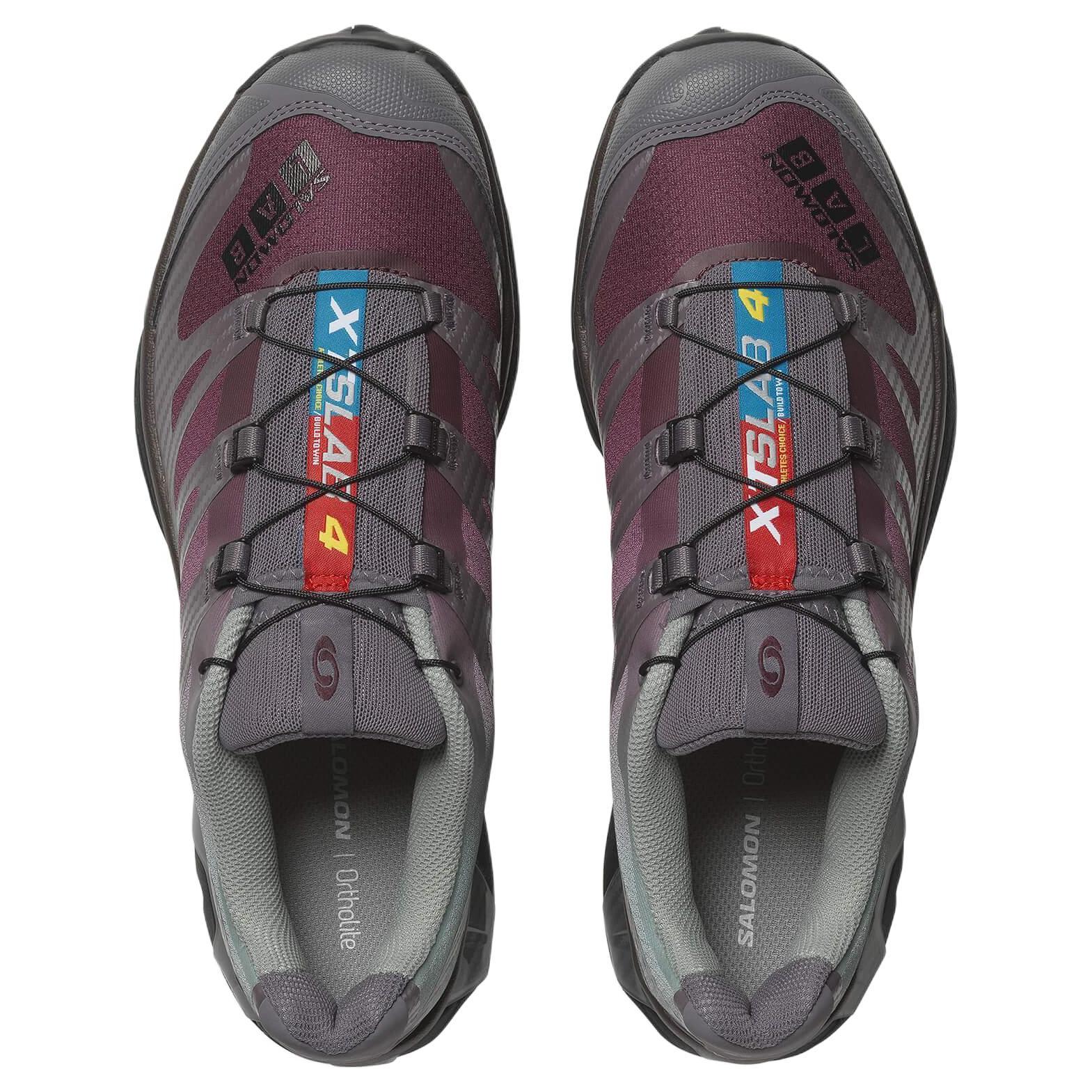 SALOMON XT 4 Slip Resistant Abrasion Resistant Low top Outdoor Shoes Unisex Gray