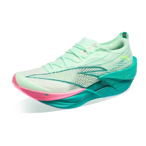 Anta C202 6.0 PRO Fabric Low top Carbon Plate Casual Running Shoes Men's Green
