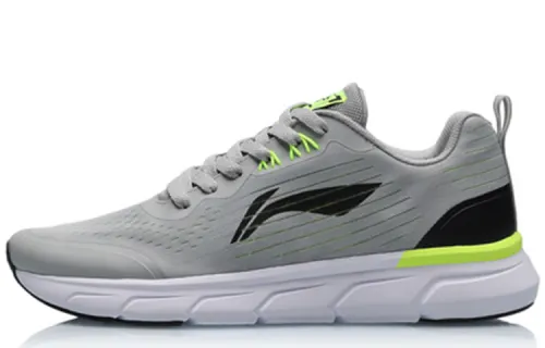 Li Ning Cushioning Lightweight Low top Running Shoes Unisex Fluorescent Bright Green