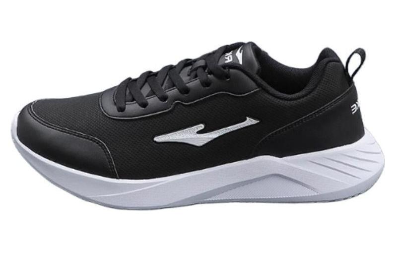 Erke Cushioning Slip Resistant Abrasion Resistant Breathable Low top Running Shoes Men’s Black