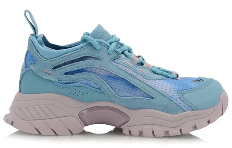 Gilr x Li Ning Bad Five Cushioning Low top Running Shoes Women’s Milk White Blue