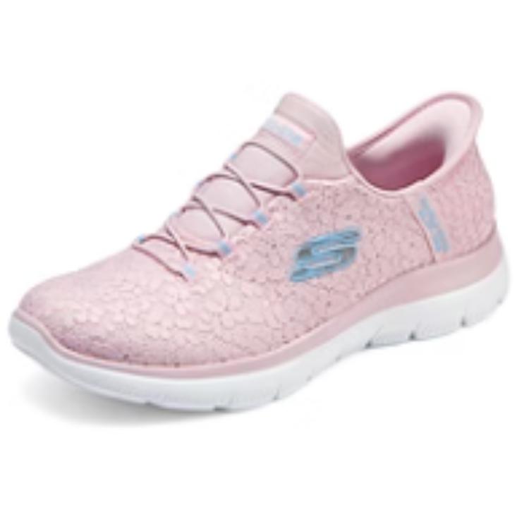 Skechers Versatile Cushioning Breathable Low top Running Shoes Women’s Pink
