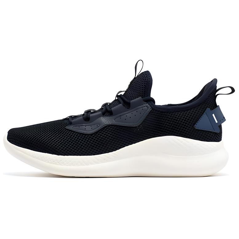 361° Comfortable Cushioning Abrasion Resistant Breathable Low top Running Shoes Men’s Black Blue