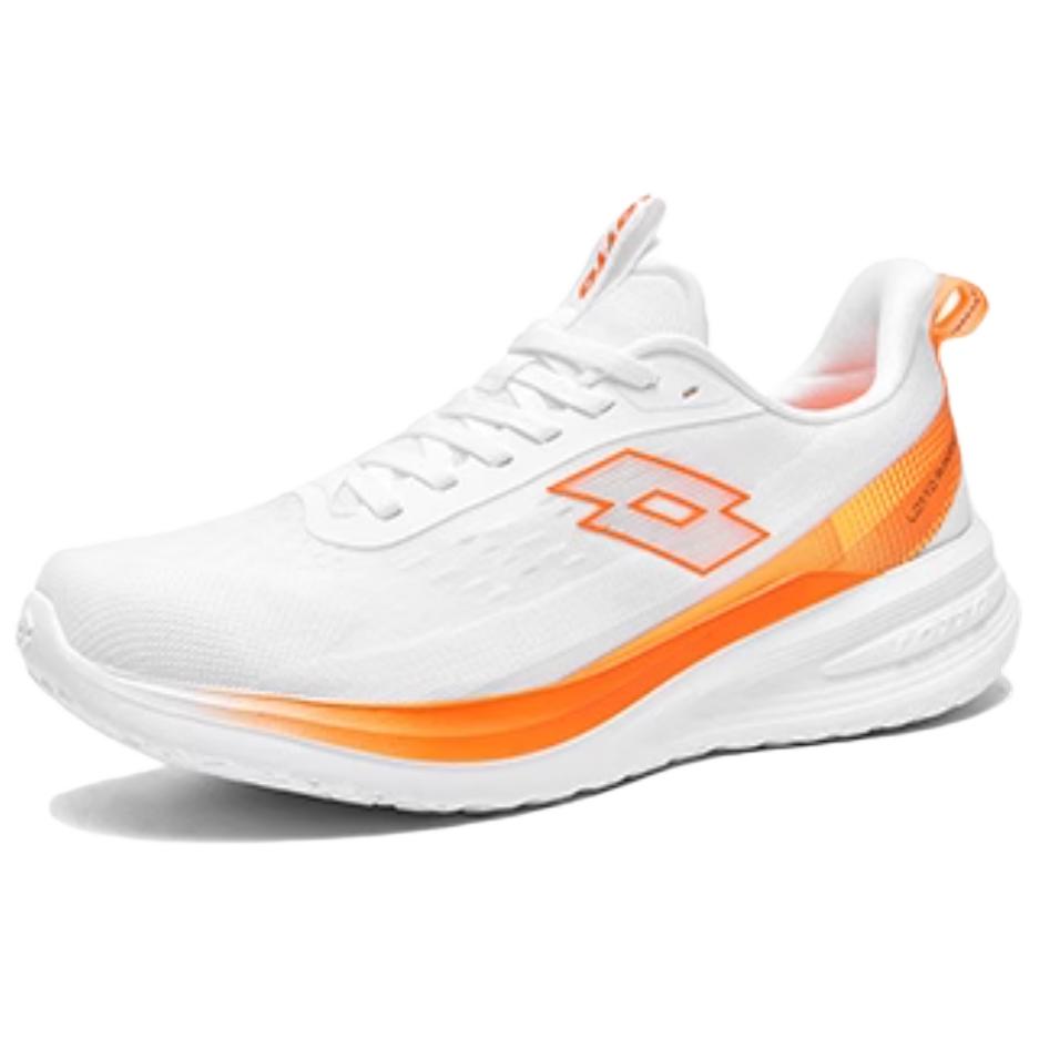 LOTTO Slip Resistant Abrasion Resistant Slip Resistant Abrasion Resistant Low top Running Shoes Men’s White Orange