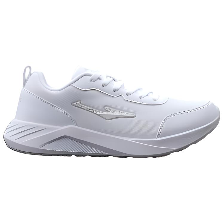 Erke Cushioning, Wear Resistant Low top Running Shoes Men’s White