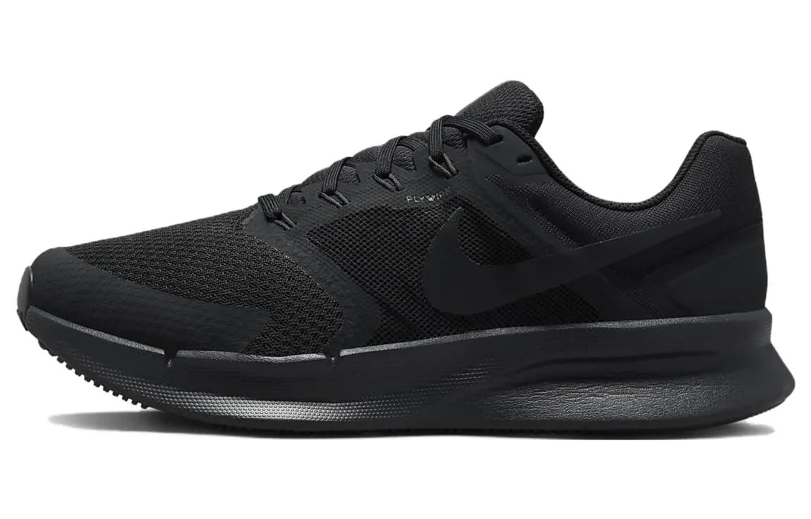 Nike Run Swift 3 Comfortable Cushioning Abrasion Resistant Breathable Support Low top Casual Running Shoes Men's Black