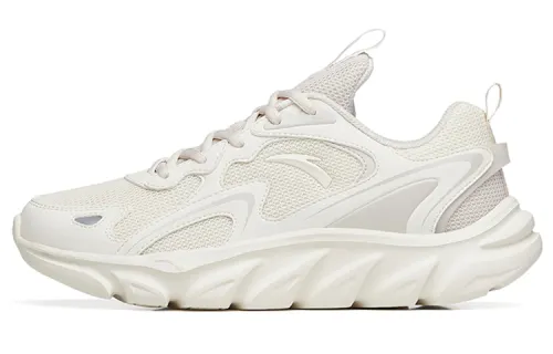 Anta Running Collection Comfortable Slip Resistant Abrasion Resistant Running Shoes Women's White Gray