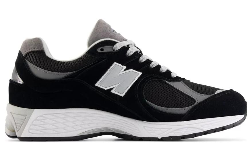 Кроссовки New Balance 2002R (черный / серый / серебристый) — фото 2