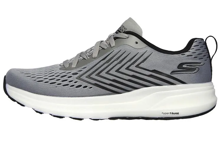 Skechers Go Run Ride 8 Running Shoes Men's Low Top Gray/Black